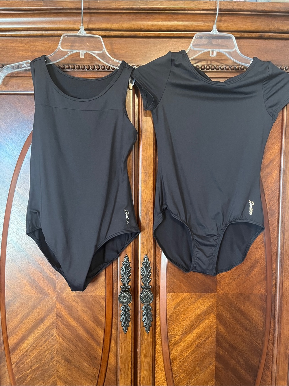 Justice Black Kids Leotard Set